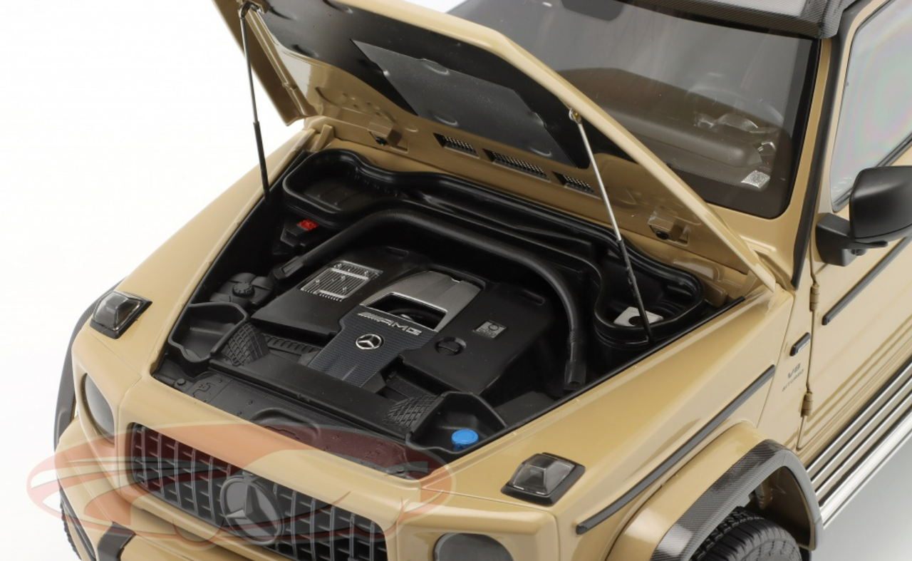 1/12 Dealer Edition 2022 Mercedes-Benz G63 (W463) 4x4 AMG (Desert Sand Yellow) Diecast Car Model