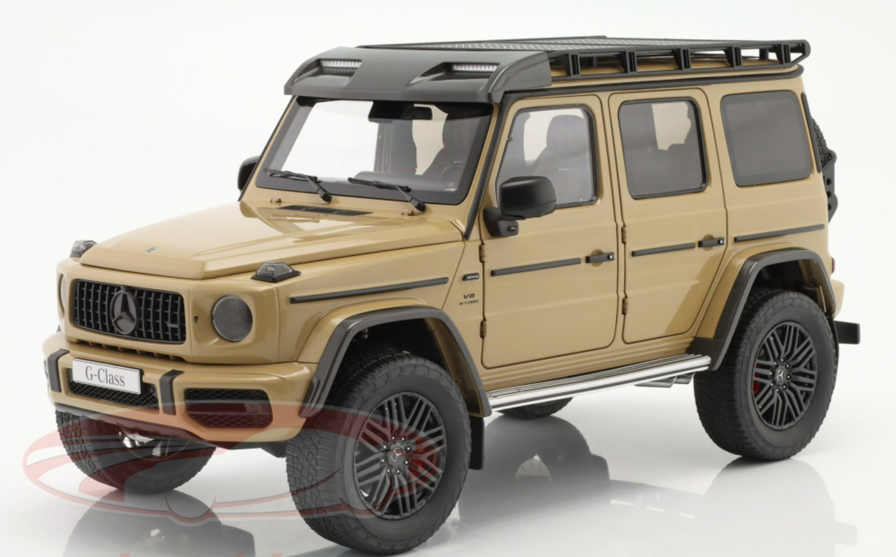 1/12 Dealer Edition 2022 Mercedes-Benz G63 (W463) 4x4 AMG (Desert Sand Yellow) Diecast Car Model