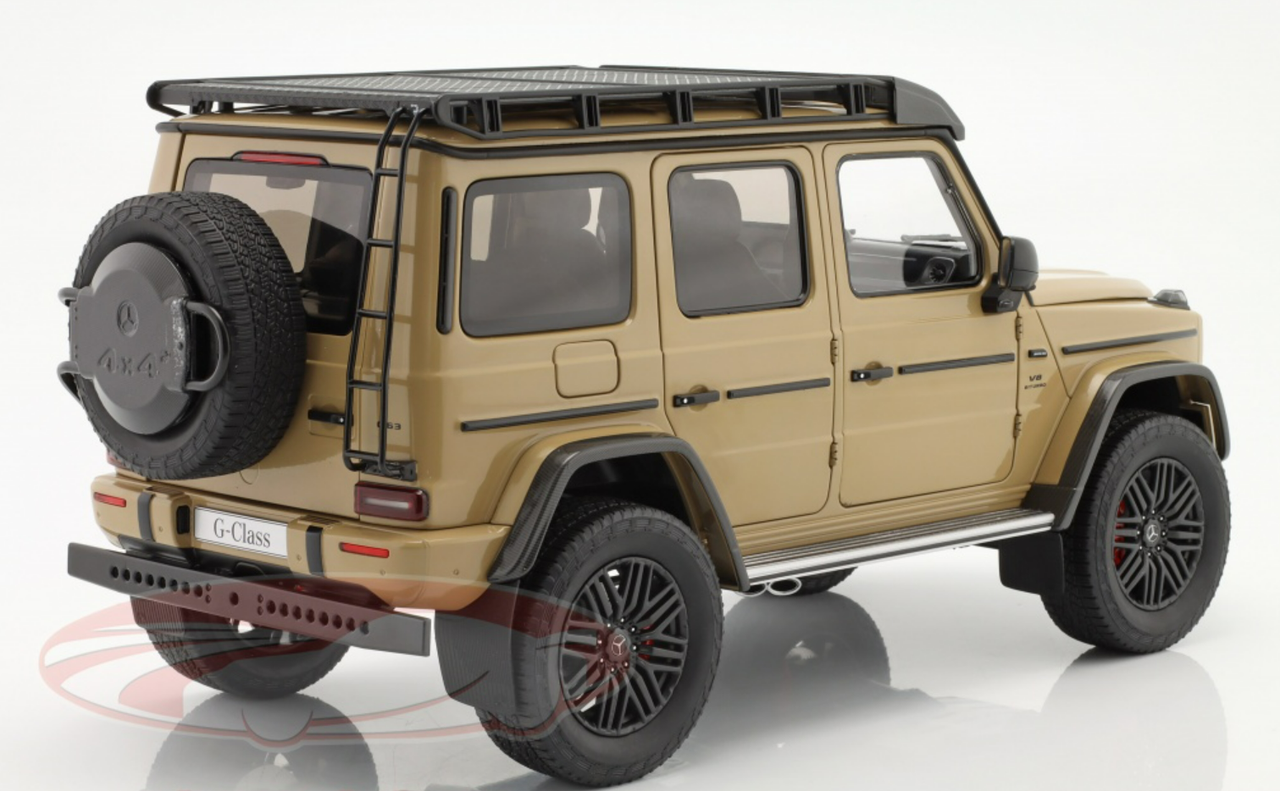 1/12 Dealer Edition 2022 Mercedes-Benz G63 (W463) 4x4 AMG (Desert Sand Yellow) Diecast Car Model