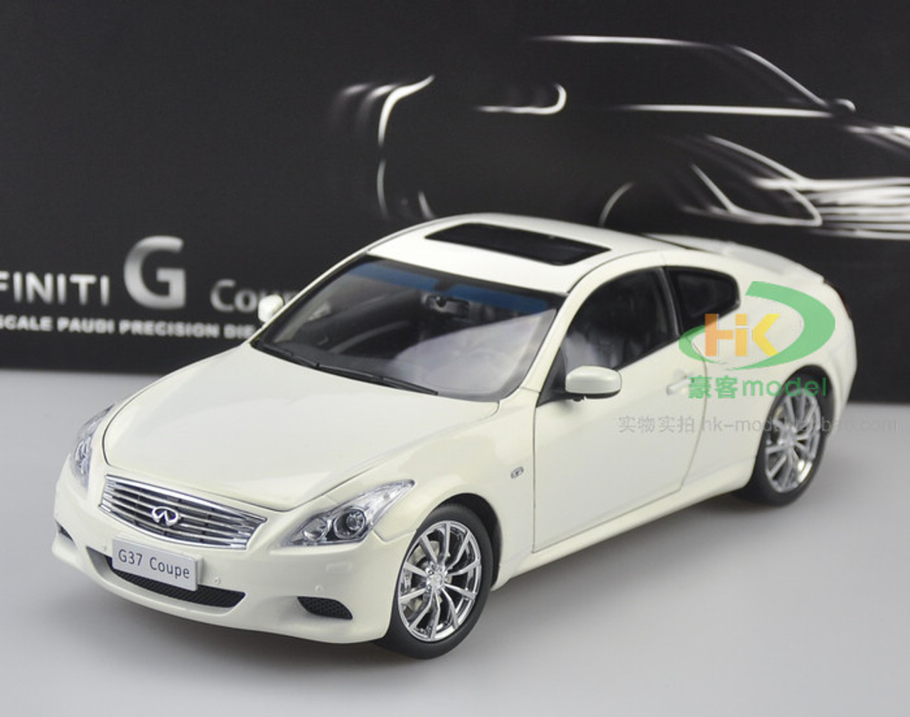 1/18 Dealer Edition Infiniti G37S Q60 Coupe (White) Diecast