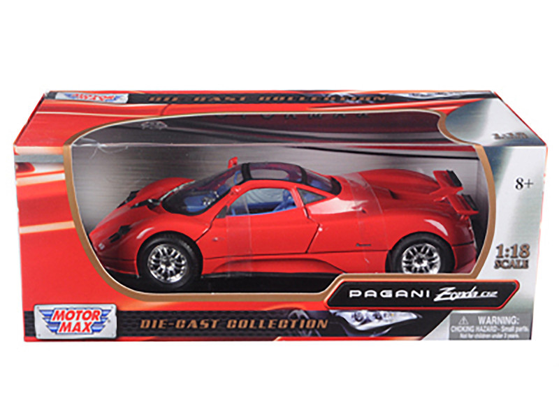 §s§ 1/18 Motormax Pagani Zonda C12 Red Diecast Car Model