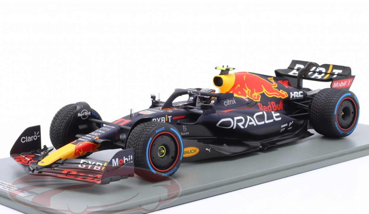 1/12 Spark 2022 Formula 1 Oracle Red Bull Racing RB18 No.11 Oracle Red Bull Racing Winner Monaco GP 2022 Sergio Perez Car Model