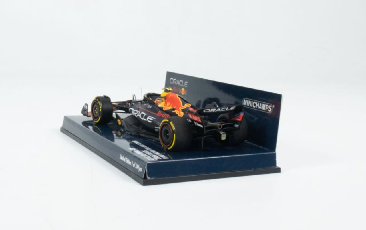 1/43 Minichamps 2022 Formula 1 Sergio Pérez Red Bull Racing RB18 #11 3rd Abu Dhabi GP Car Model