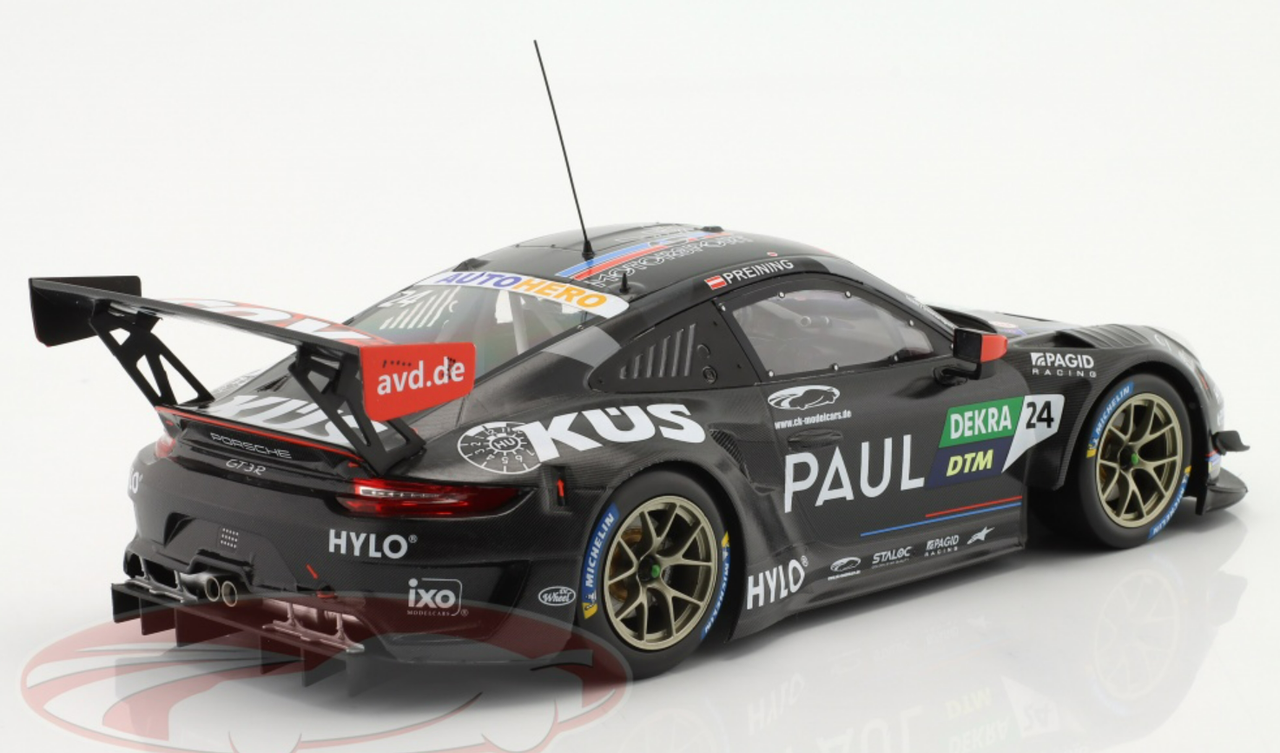 1/18 Ixo 2022 Porsche 911 GT3 R #24 Pre Season Test DTM KÜS Team75 Bernhard Thomas Preining Car Model