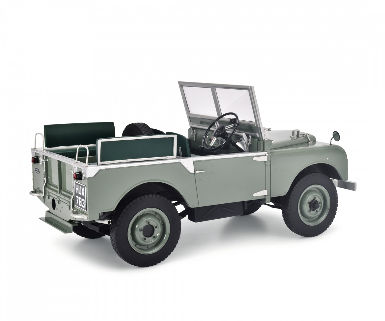 1/12 Schuco Land Rover 80 RHD Open Roof (Green) Diecast Car Model