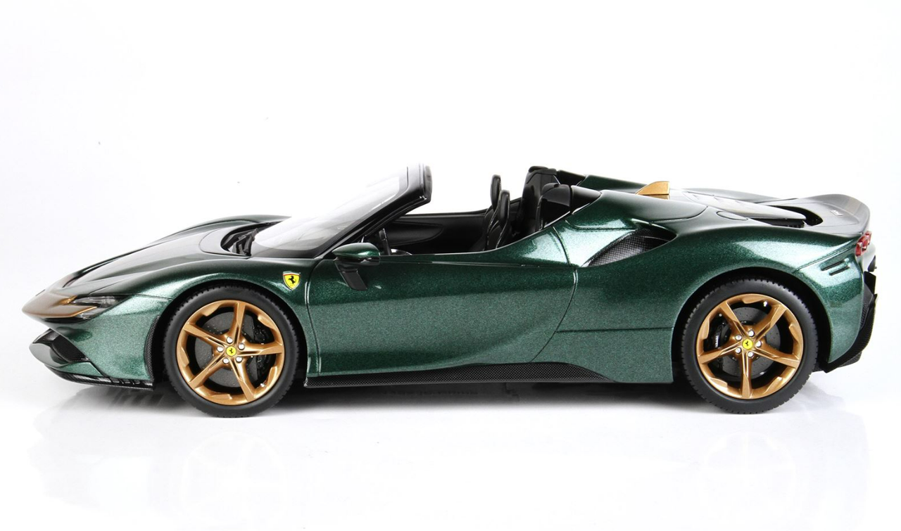 1/18 BBR Ferrari SF90 Spider Pack Fiorano (Green Zeltweg) Resin 