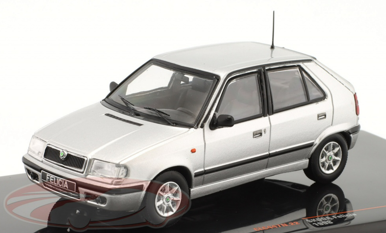 1/43 Ixo 1998 Skoda 130 Felicia (Silver) Car Model