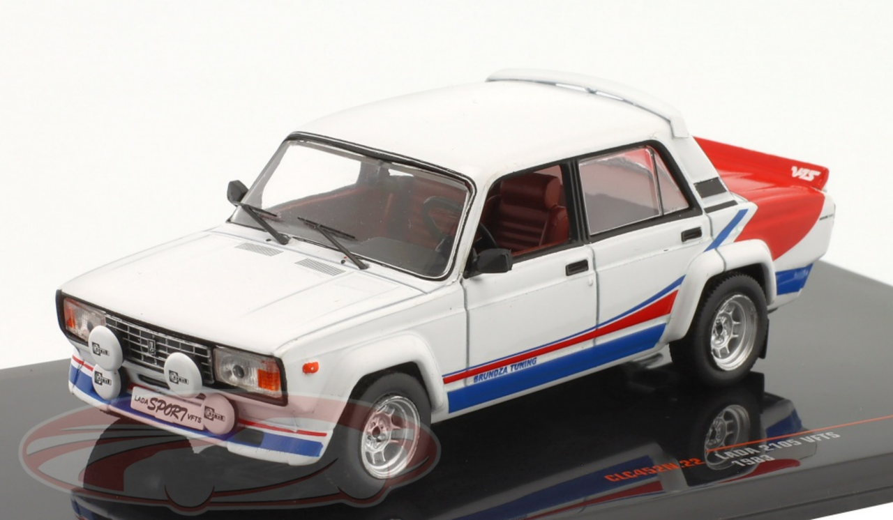 1/43 Ixo 1983 Lada 2405 VFTS (White) Car Model