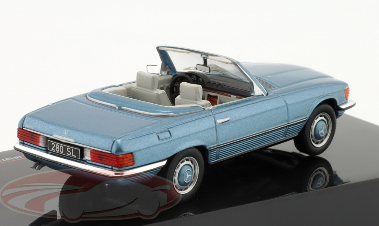 1/43 Ixo 1979 Mercedes-Benz 280 SL (R107) (Blue Metallic) Car Model