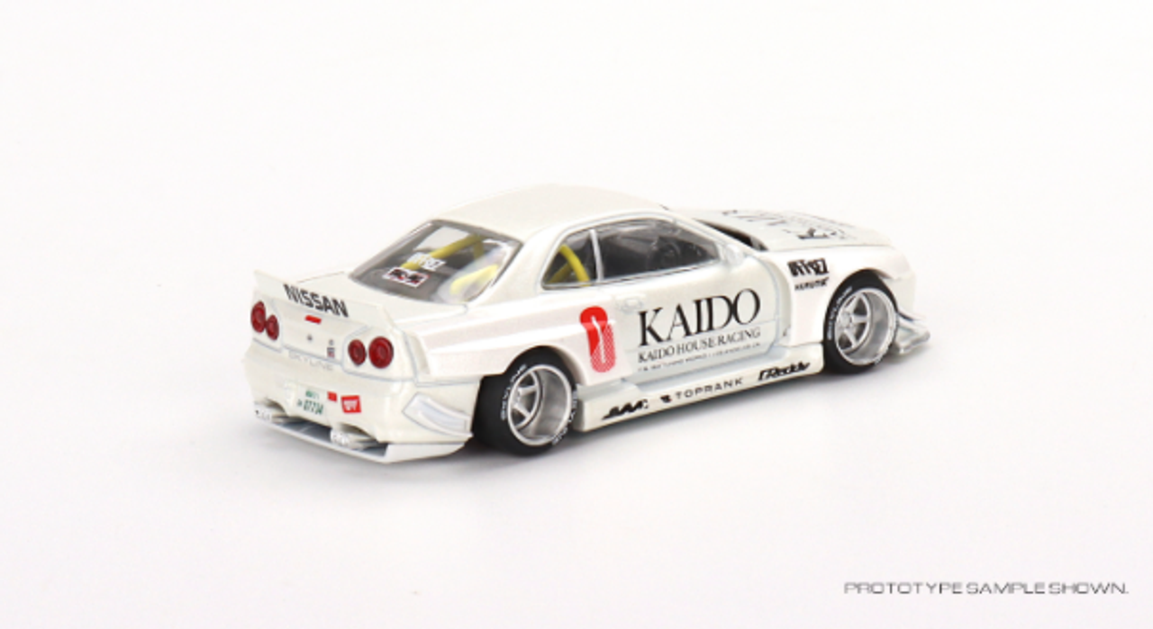 1/64 Mini GT Nissan Skyline GT-R (R34) Kaido Works V2 Diecast Car Model