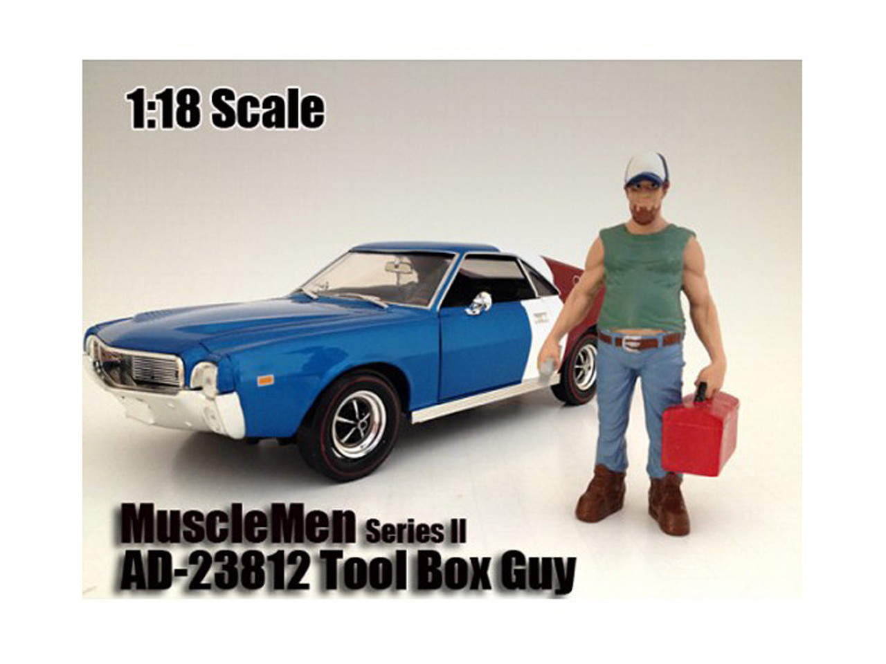 Musclemen "Tool Box Guy" Figure For 1/18 Scale Models by American Diorama