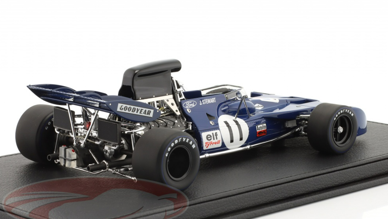 1/18 GP Replicas 1971 Formula 1 Jackie Stewart Tyrrell 003 #11 Winner French GP World Champion Car Model