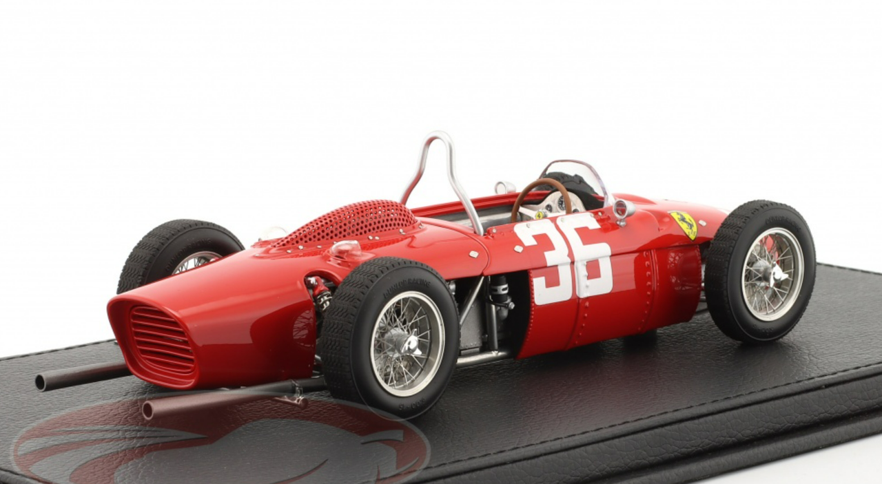 1/18 GP Replicas 1961 Formula 1 Richie Ginther Ferrari Dino 156 #36 2nd Monaco GP Car Model