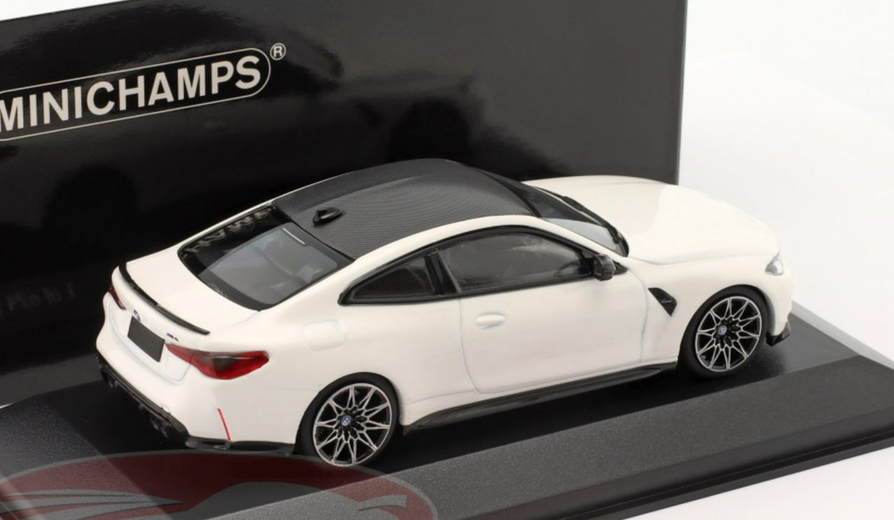 1/43 Minichamps BMW M4 Competition Coupe (G82) (Alpine White) Car Model