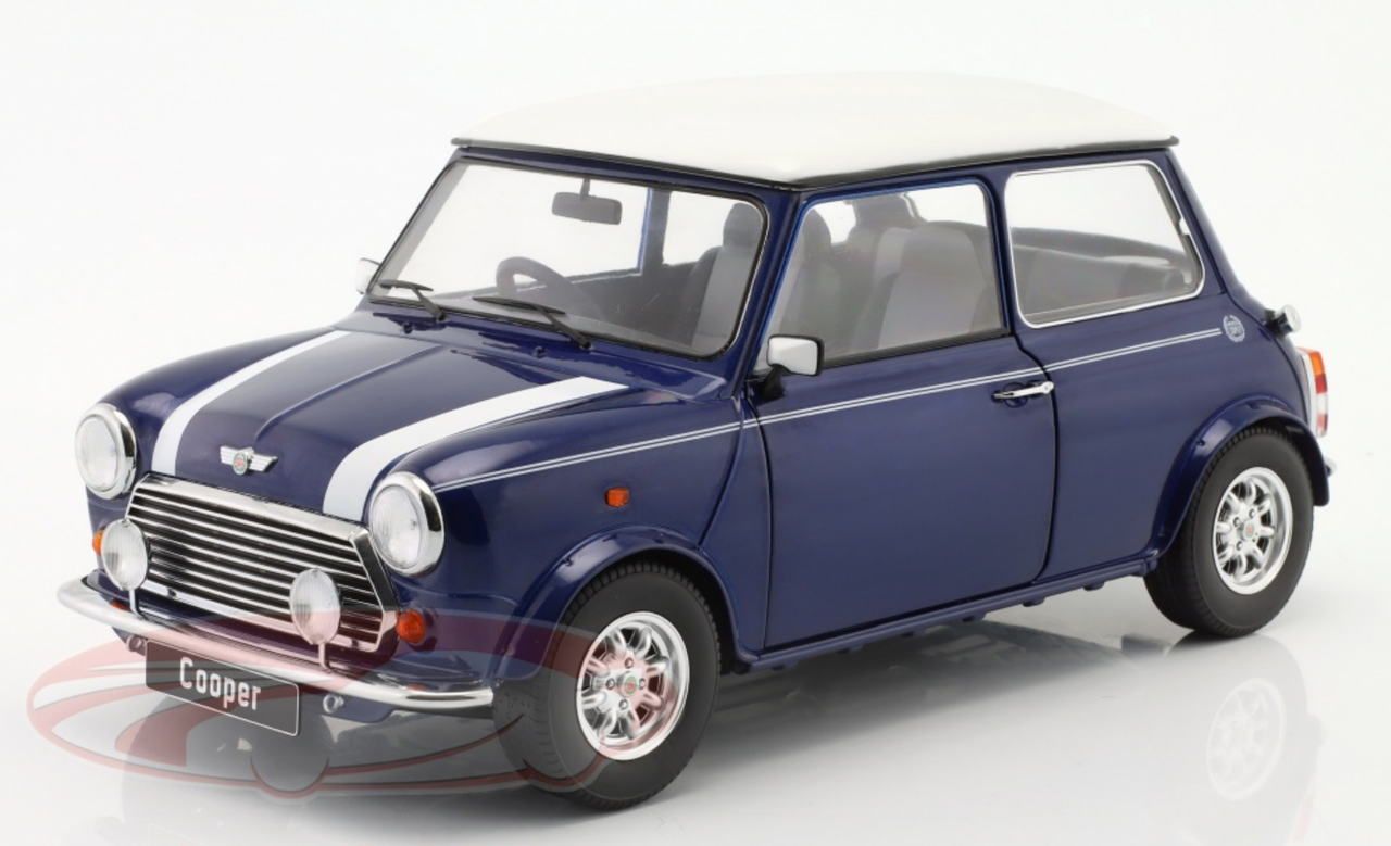 1/12 KK-Scale Mini Cooper RHD (Blue) Diecast Car Model