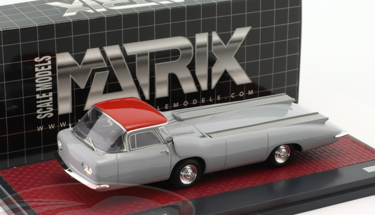 1/43 Matrix 1961 Holtkamp Cheetah Transporter (Grey) Car Model