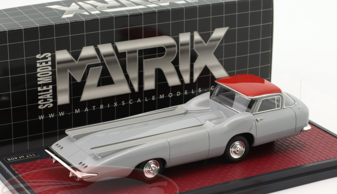 1/43 Matrix 1961 Holtkamp Cheetah Transporter (Grey) Car Model