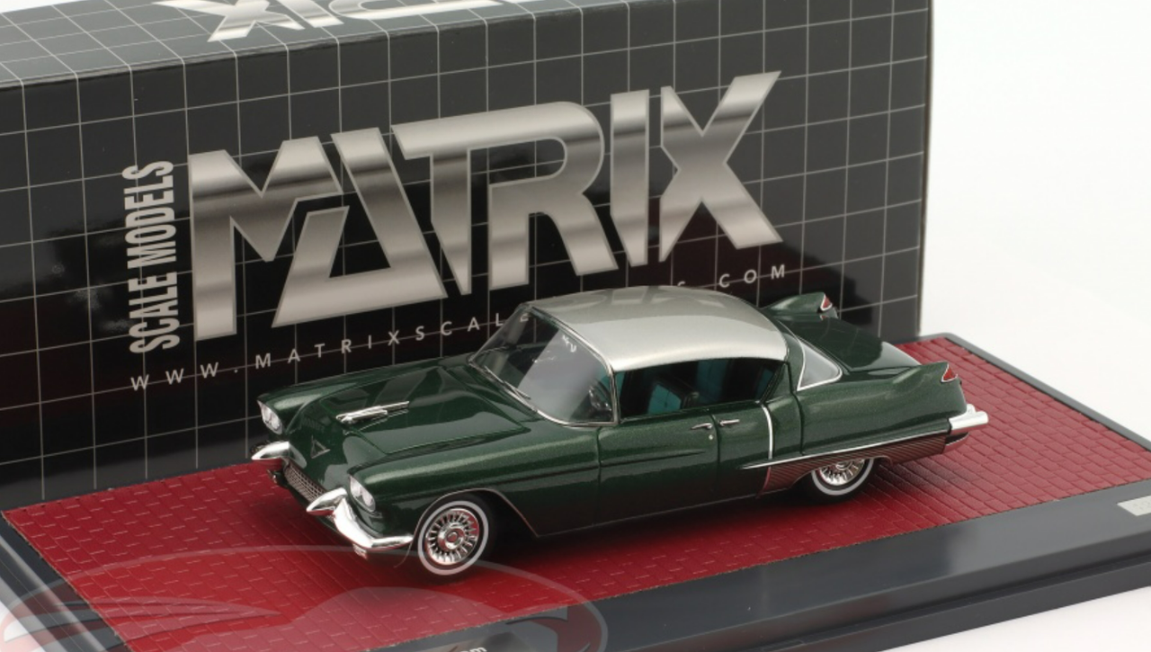 1/43 Matrix 1955 Cadillac Eldorado Brougham Dream Car XP38 (Dark Green) Car Model