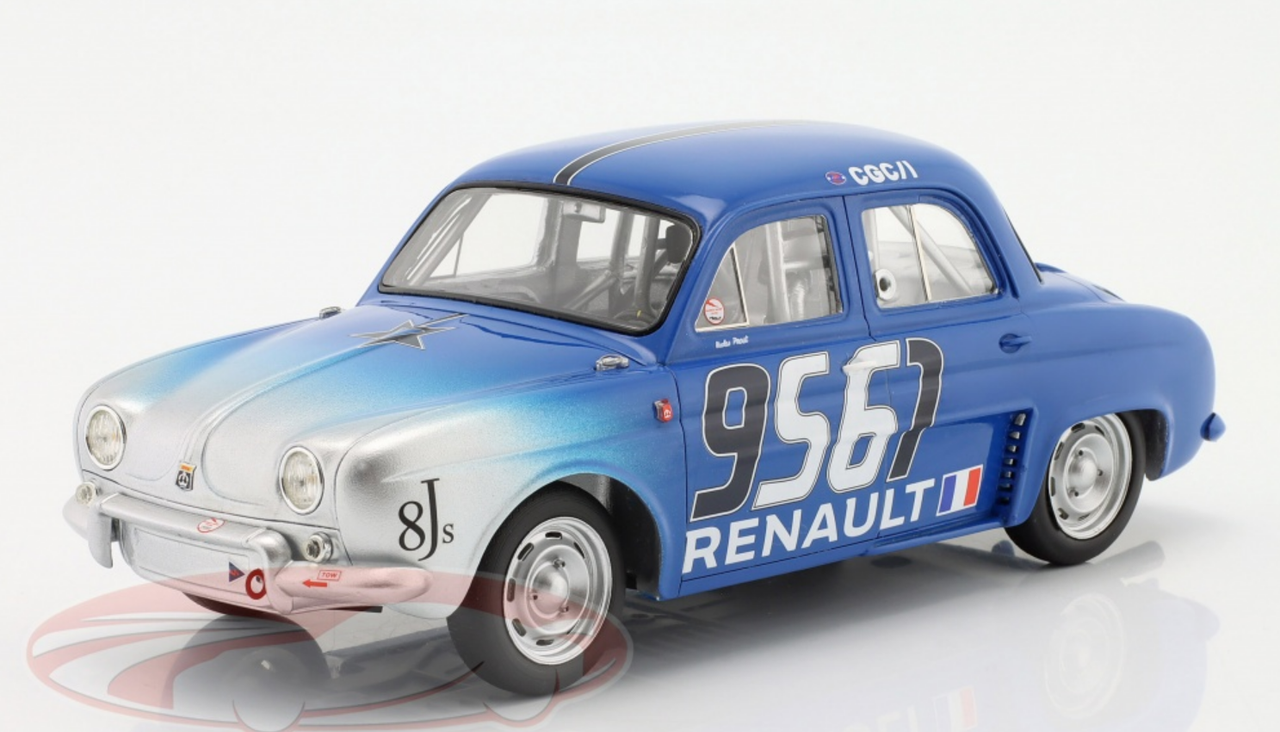 1/18 Spark Renault Dauphine 1956 Record Bonneville Speedweek 2016 Nicolas  Prost Resin Car Model