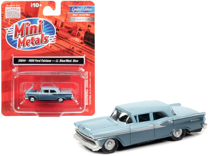 1959 Ford Fairlane Wedgewood Blue and Surf Blue Metallic Two-Tone