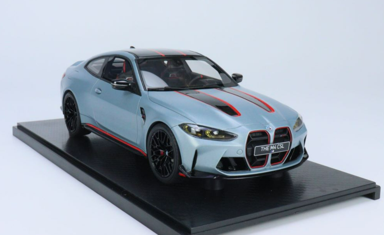 1/18 GT Spirit 2022 2023 BMW M4 CSL G82 (Frozen Brooklyn Grey) Resin Car Model