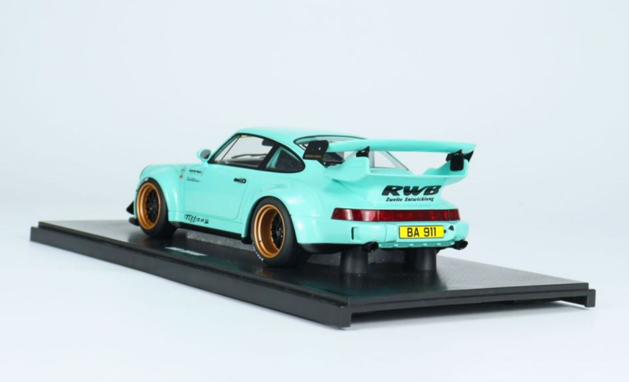 Miniature Gt spirit PORSCHE 911 RWB TIFFANY - 2015 chez 1001hobbies  (Réf.875)