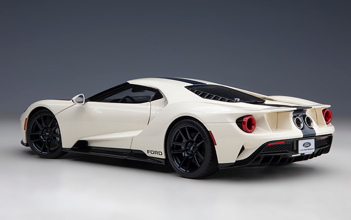 1/18 AUTOart Ford GT Heritage Edition Prototype (Wimbledon White