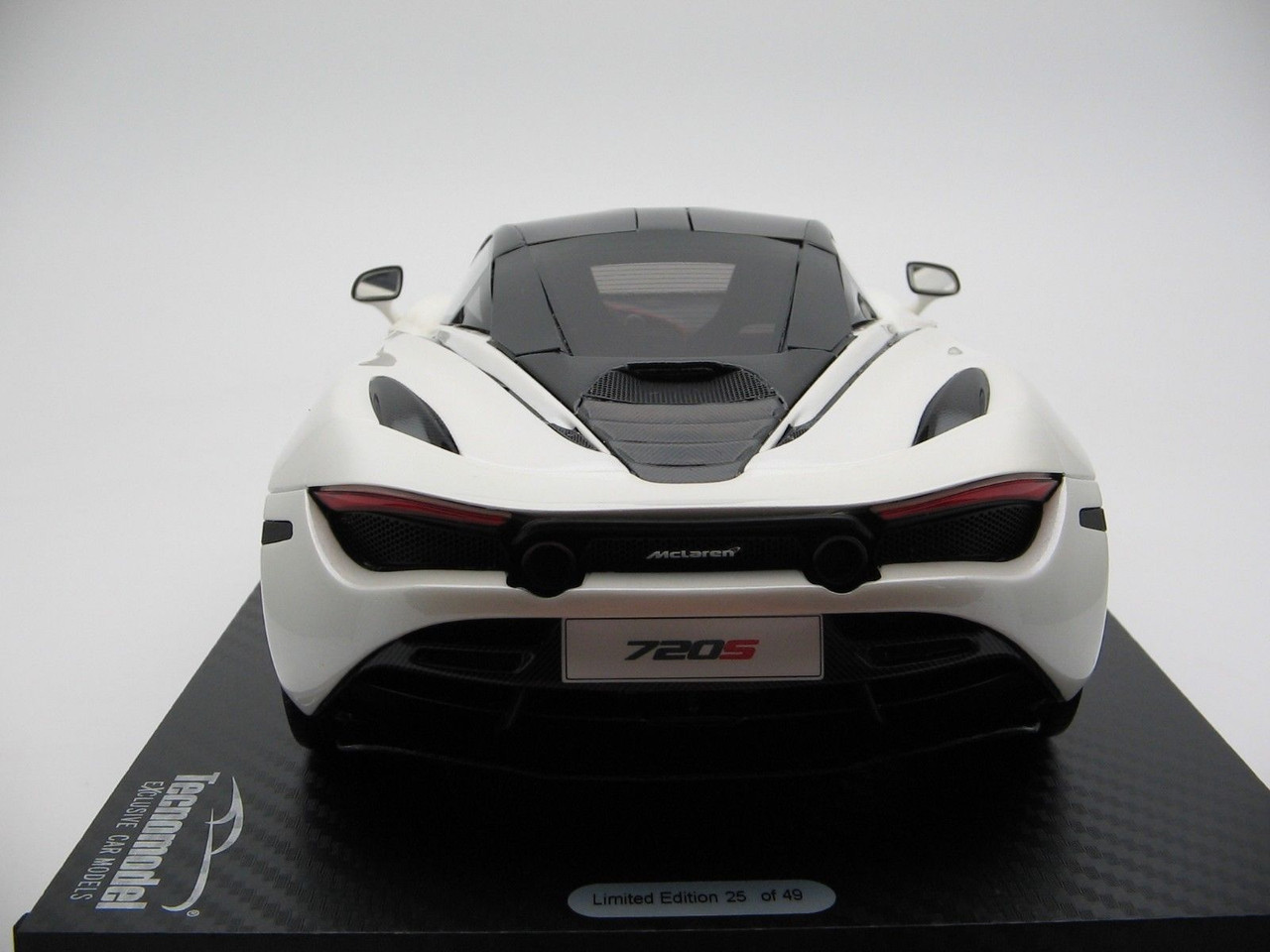 1/18 Tecnomodel McLaren 720S (White) Resin Car Model Limited