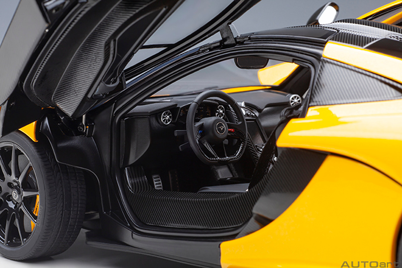 1/18 AUTOart McLaren P1 (Volcano Yellow with Yellow & Black Interior) Car Model