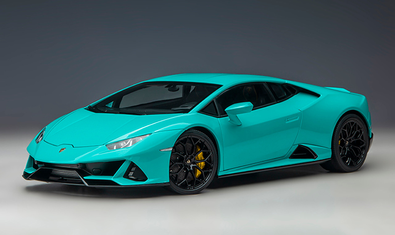 Y 1/18 AUTOart Lamborghini Huracan EVO (Blu Glauco Blue) Car