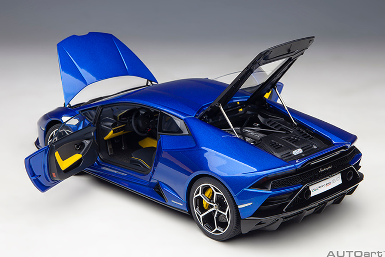 1/18 AUTOart Lamborghini Huracan EVO (Blu Nethuns Blue) Car Model