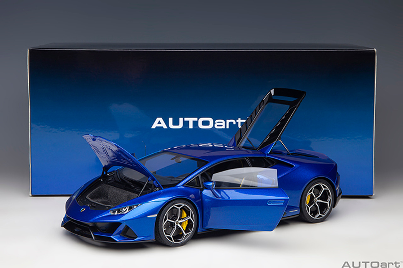 1/18 AUTOart Lamborghini Huracan EVO (Blu Nethuns Blue) Car Model