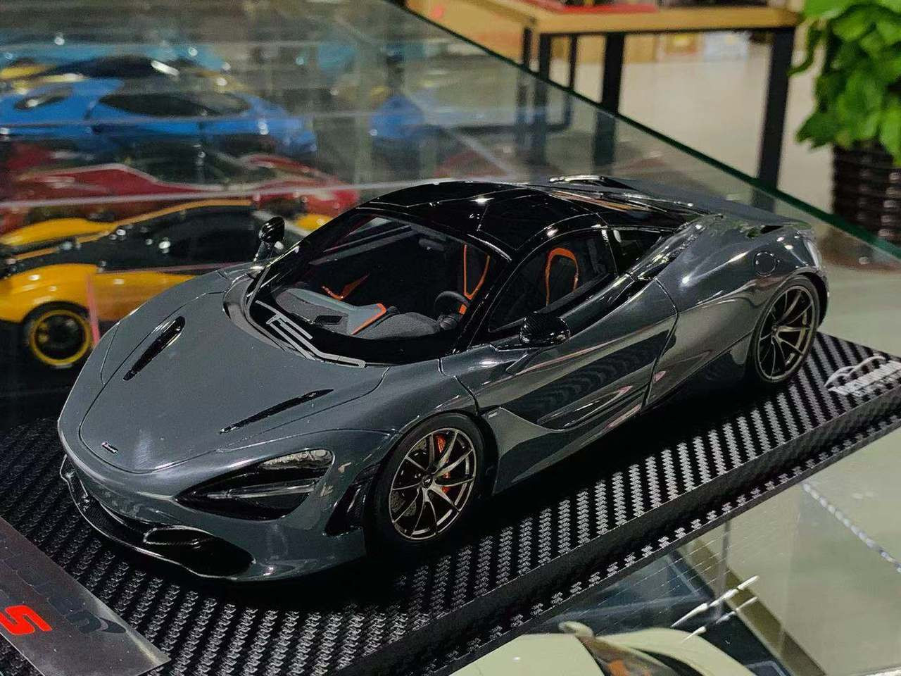 1 18 Tecnomodel Mclaren 720s Chicane Grey Resin Car Model