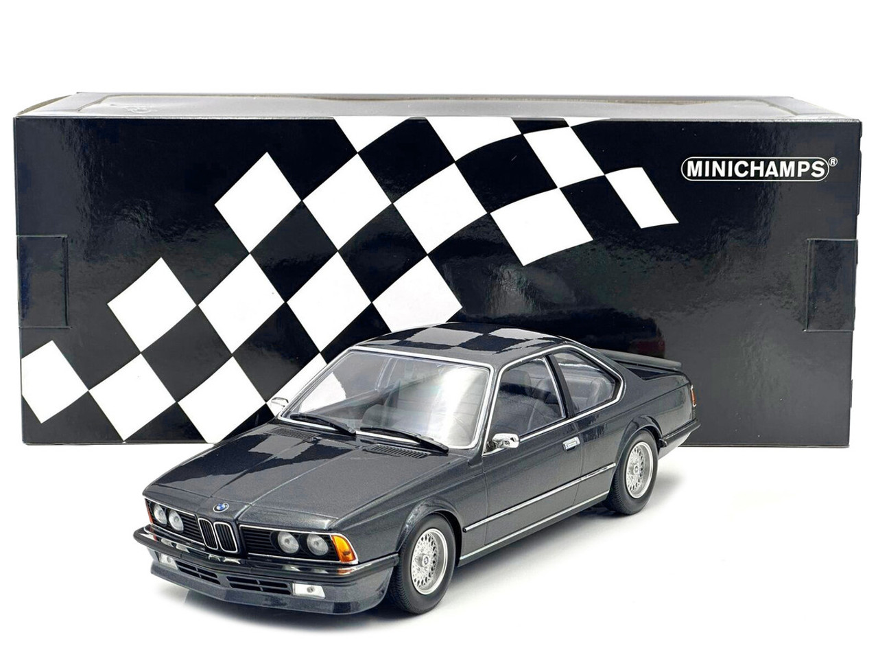 1/18 Minichamps 1982 BMW 635 CSi (Dark Grey Metallic) Car Model