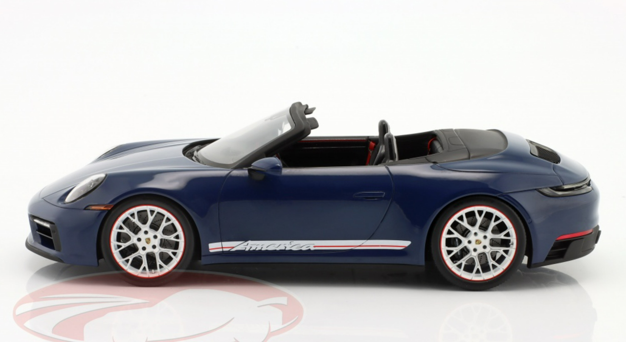 1/18 Dealer Edition Porsche 911 (992) Carrera GTS Cabriolet America Edition (Azusa Blue) Resin Car Model