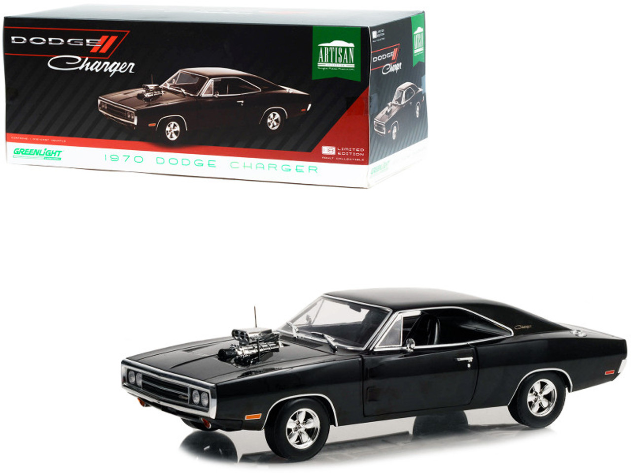 グリーンライト1970 DODGE CHARGER ブラック 限定版 グリーンライト1970 DODGE CHARGER ブラック 限定版 - メルカリ