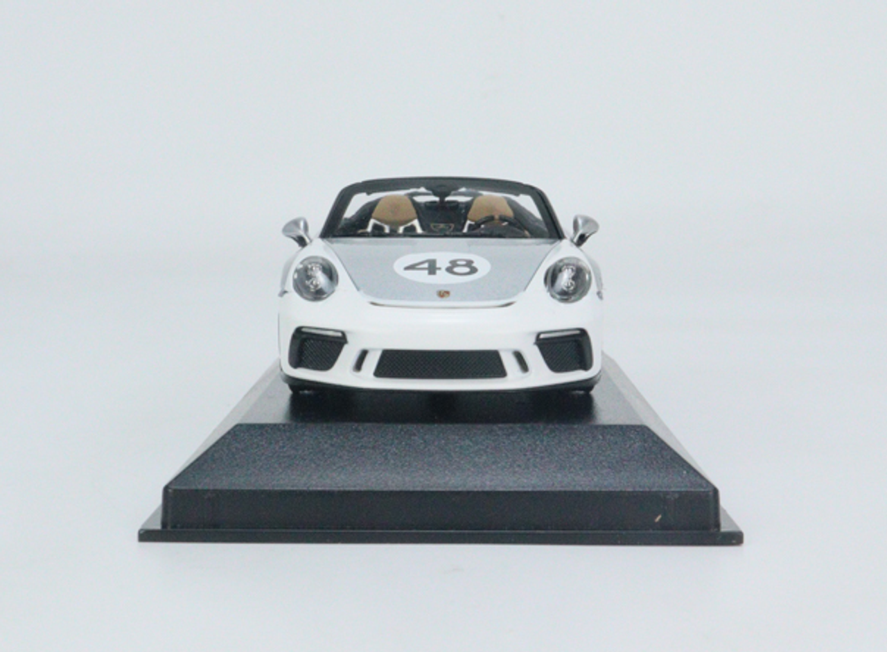 1/43 Minichamps 2019 Porsche 911 Speedster #48 Heritage Package (Silver Metallic) Car Model