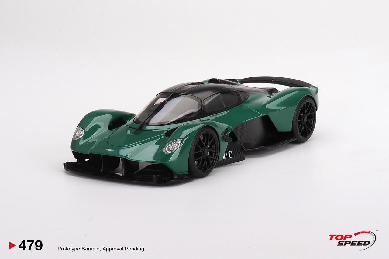 1/18 Top Speed Aston Martin Valkyrie (Aston Martin Racing Green) Resin Car  Model