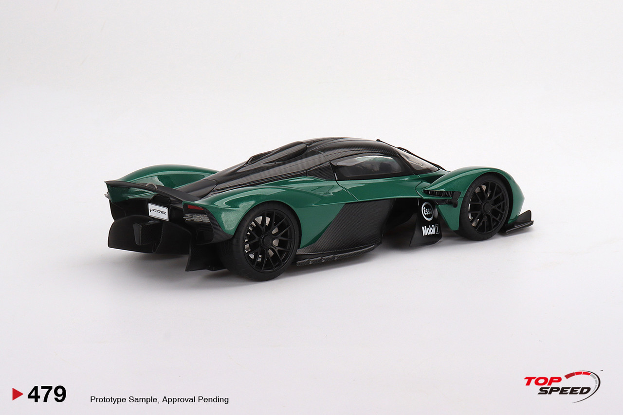 1/18 Top Speed Aston Martin Valkyrie (Aston Martin Racing Green) Resin Car Model
