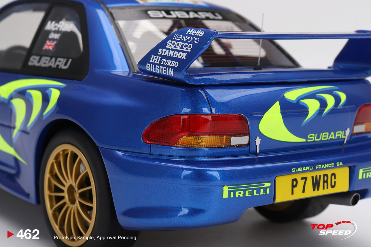 1/18 Top Speed 1997 Subaru Impreza WRC97 Rally Sanremo Winner #3 Resin Car Model