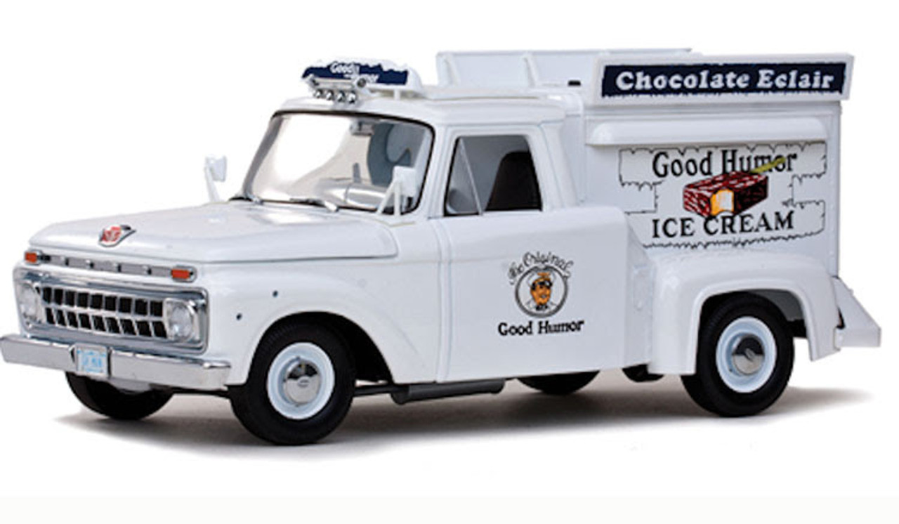 1/18 Sunstar 1965 Ford F-100 Truck-Good Humor Ice Cream Truck Diecast Car Model