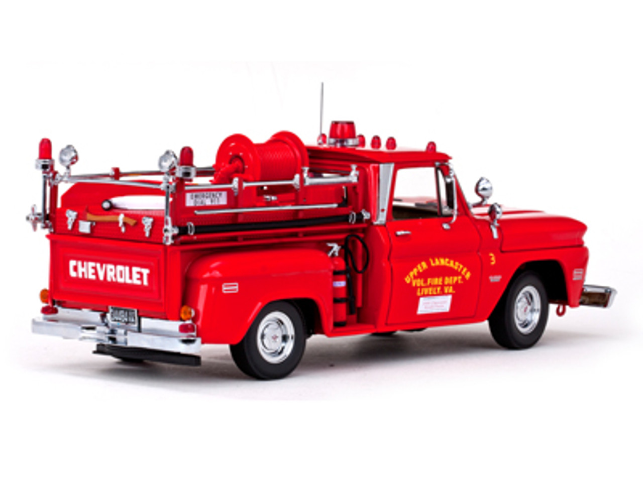 1/18 Sunstar 1965 Chevrolet C-20 Fire Truck Diecast Car