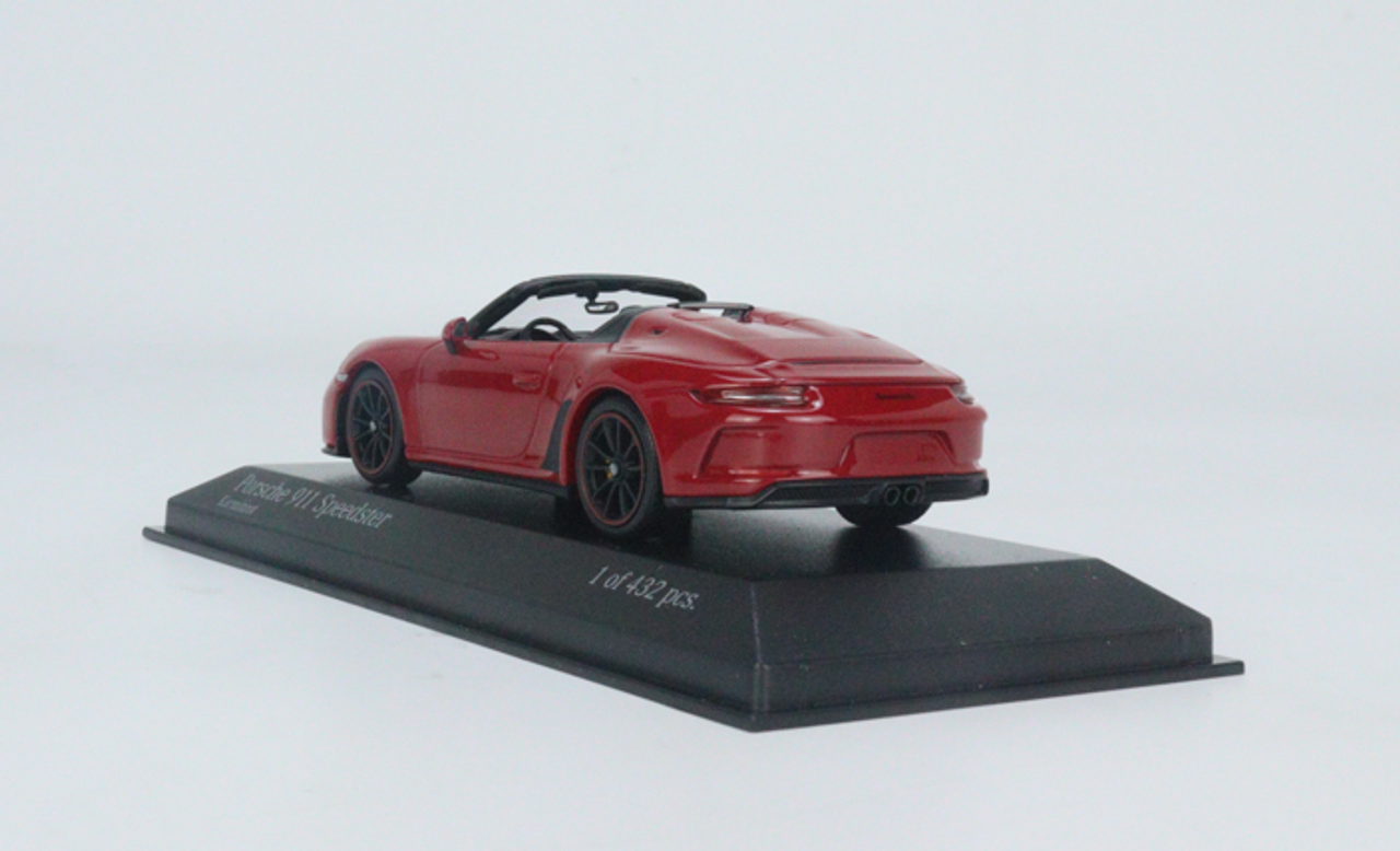 1/43 Minichamps 2019 Porsche 911 (991) Speedster (Dark Red Metallic) Car Model