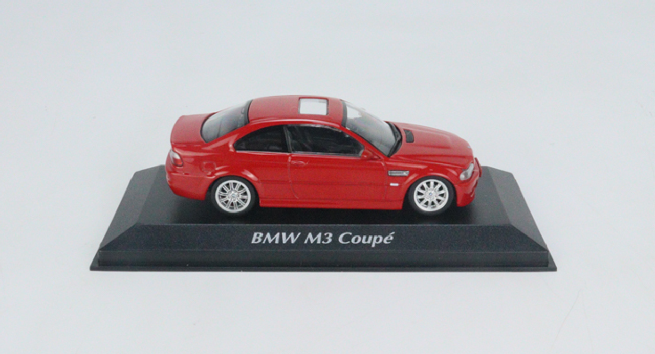 1/43 Minichamps 2001 BMW M3 (E46) Coupe (Red) Car Model - LIVECARMODEL.com