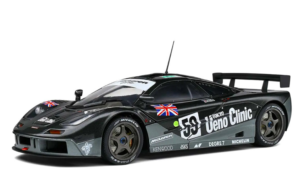 1/18 Solido 1995 McLaren F1 GTR #59 Winner 24h LeMans McLaren F1 GTR #59  Winner 24h LeMans Yannick Dalmas, Masanori Sekiya, JJ Lehto Diecast Car  Model