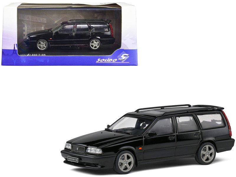1/43 Solido 1995 Volvo 850 T5-R 2.3l 20V Turbo (Black) Diecast Car