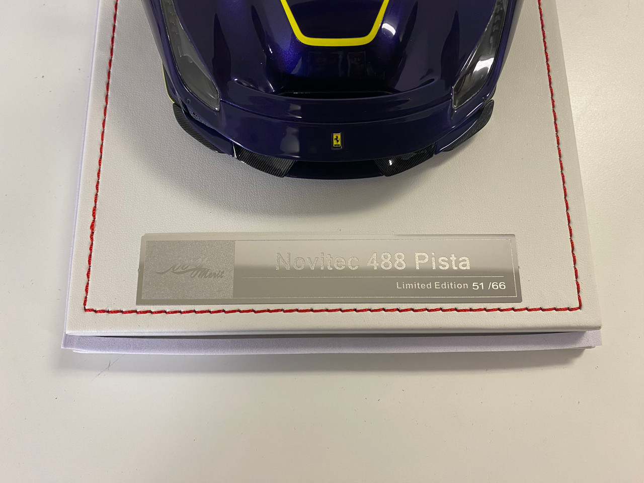 1/18 Ivy Novitec Ferrari 488 Pista (Hong Kong Purple) Resin Car