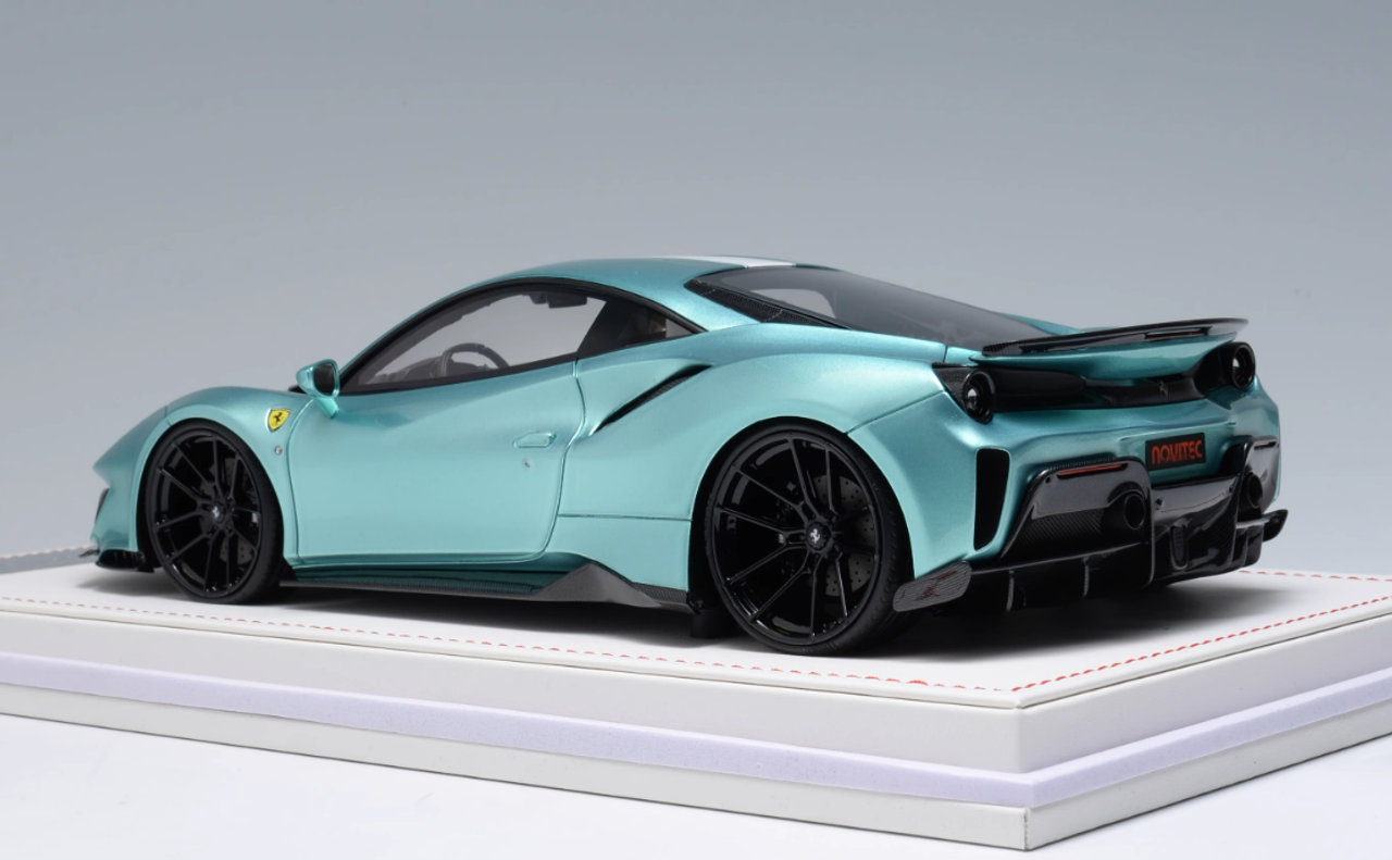 1/18 Ivy Novitec Ferrari 488 Pista (Verde Francesac Green) Resin Car Model Limited 66 Pieces