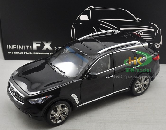 1/18 Dealer Edition Infiniti QX70 FX50 (Black) Diecast Car Model