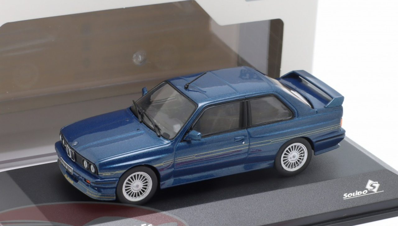 1/43 Solido 1989 BMW Alpina B6 3.5S (E30) (Alpina Blue) Diecast Car Model